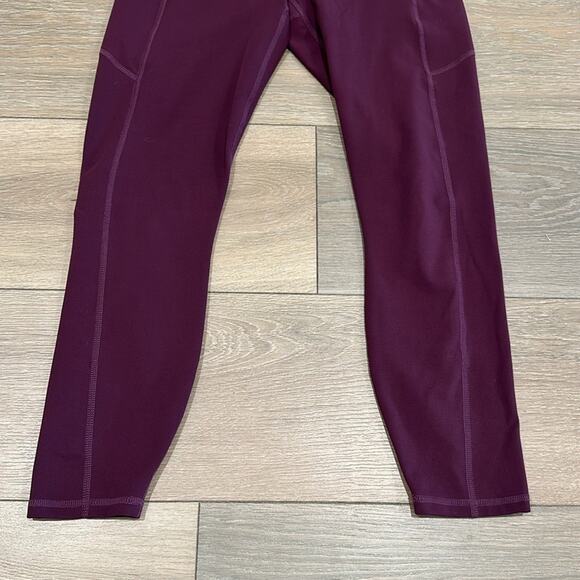 FABLETICS Burgundy Oasis PureLuxe High Waist Pocket Workout Gym Yoga Leggings S - Picture 5 of 12